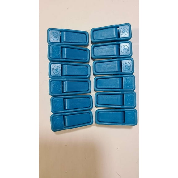 LOT OF 24 - JOY MANGANO HUGGABLE Turquoise HANGER CLIPS