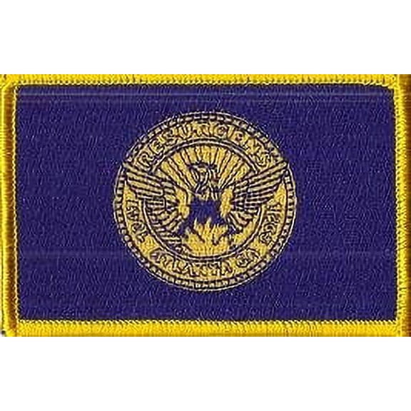 LOT OF 25!! Atlanta City Patch 3.50" x 2.25", City of Atlanta Embroidered Iron On or Sew On Flag Patch Emblem