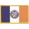 thumbnail image 1 of LOT OF 25!! New York City Patch 3.50" x 2.25", City of New York Embroidered Iron On or Sew On Flag Patch Emblem, 1 of 1