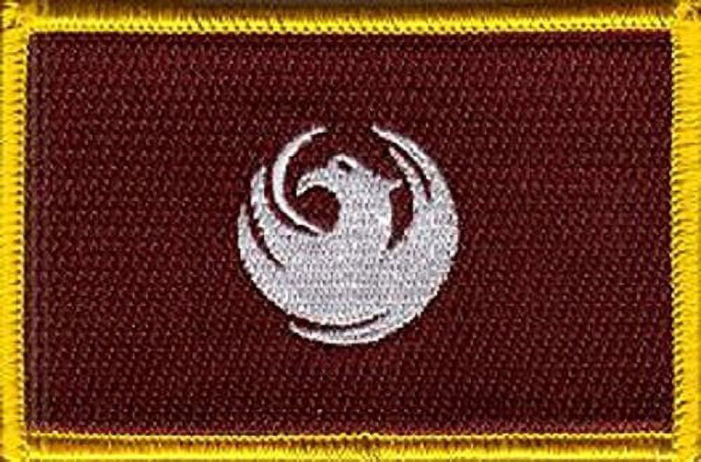 LOT OF 25!! Phoenix City Patch 3.50" x 2.25", City of Phoenix Embroidered Iron On or Sew On Flag Patch Emblem