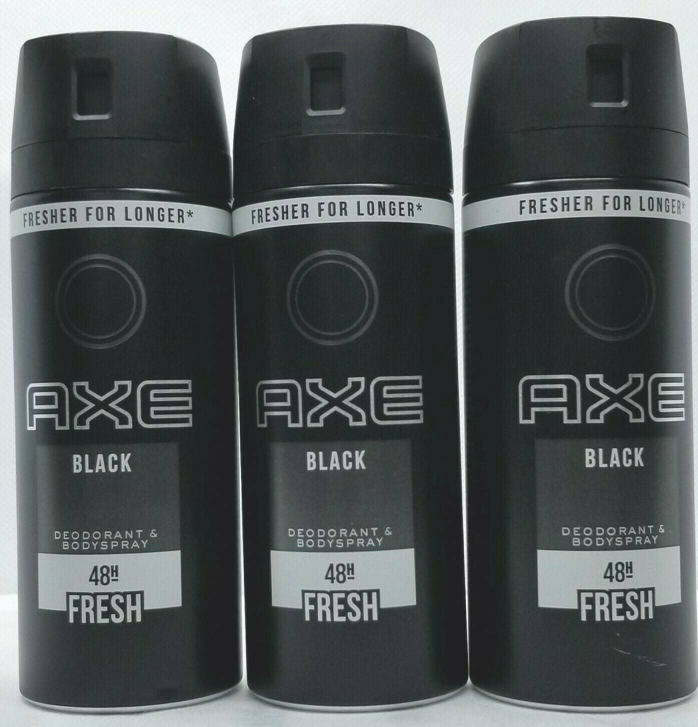 AXE BLACK Deodorant Body Spray for Men, Pack of 3, 150ml/5.07oz Each ...
