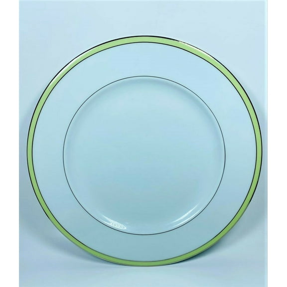 LOT OF 3 Porcelaine de Sologne Tendance Anis/Green Dinner Plate 10.5"