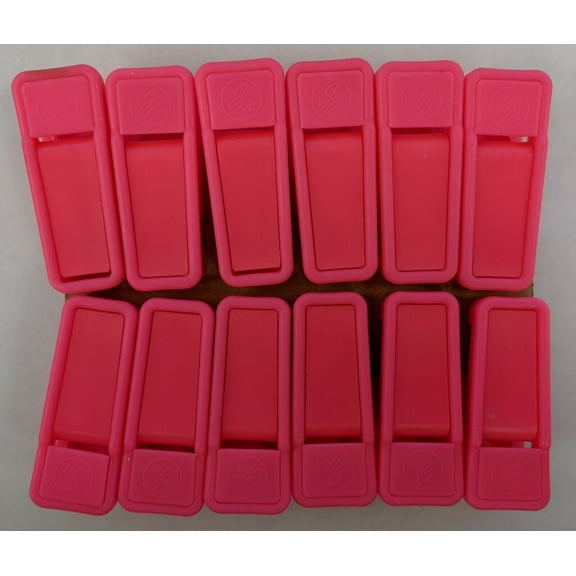 LOT OF 36 - JOY MANGANO HUGGABLE HANGER CLIPS (Hot Pink)