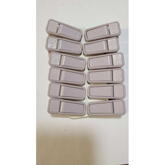 LOT OF 48 - JOY MANGANO HUGGABLE Black HANGER CLIPS (Lavender)