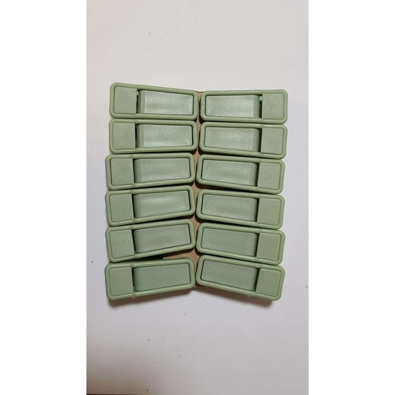 LOT OF 48 - JOY MANGANO HUGGABLE Black HANGER CLIPS (Sage)