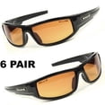 thumbnail image 1 of LOT SUNGLASSES WHOLESALE SPORT WRAP HD NIGHT DRIVING VISION HIGH DEFINITION r, 1 of 13
