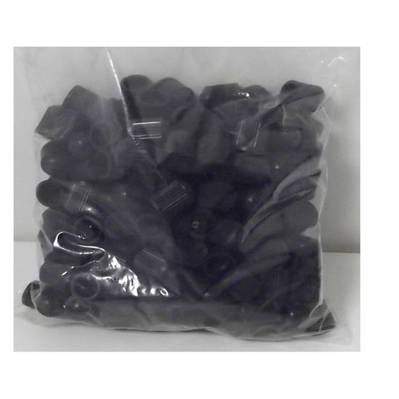 LOT600 Caps Black Tire Valve Caps for TR413 , TR414 and more