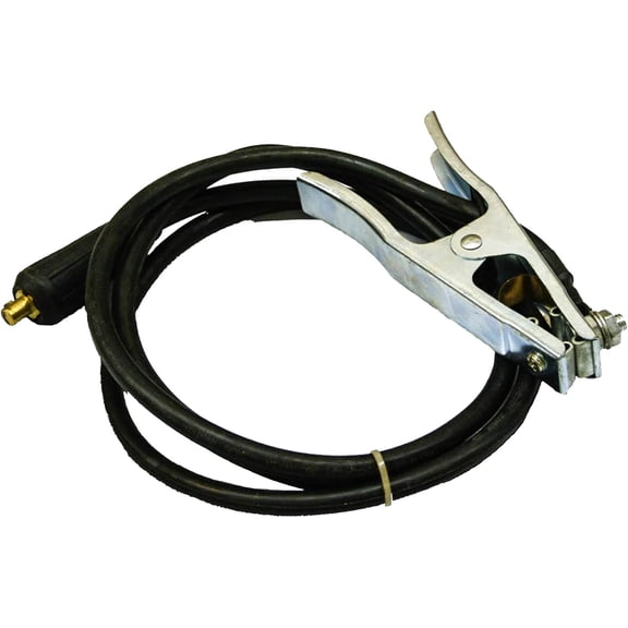 LOTOS GC02 19 Feet 5 AWG Ground Cable with 10-25 Ground Clamp for Plasma Cutters and TIG Welders (LTP7000, LTP8000, TIG200DC, TIG220ACDCP, TIG200ACDCP)