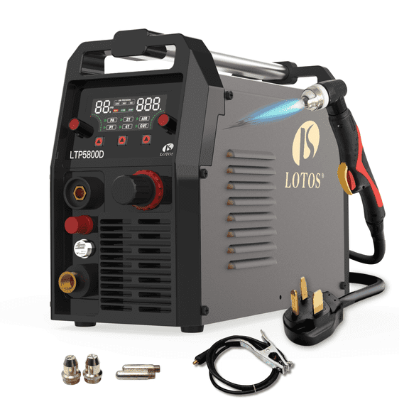 LOTOS LTP5800D Plasma Cutter, 58A, 110V 220V, 5/8" 16mm