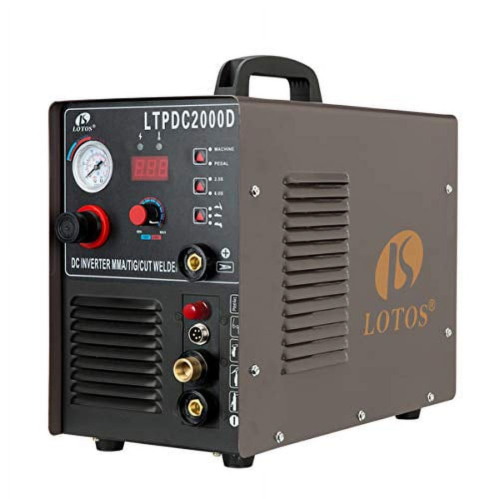 Lotos Pilot Arc Dual Voltage Plasma Cutter and 200A Tig/Stick Welder LTPDC2000D - image 1 of 9
