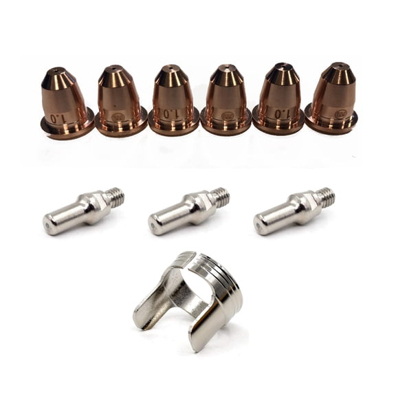 LOTOS NCON12 Plasma Cutter Consumables Set, 12-Piece Kit for LTP5500D, LTP5500DCNC, LTP6300D, LTP6300DCNC