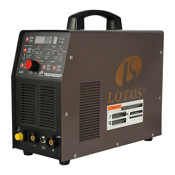 LOTOS TIG200ACDCP 200A AC/DC Aluminum TIG Welder with Pulse, Dual Voltage 110/220V
