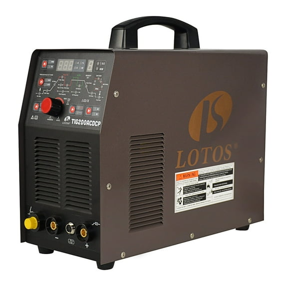 LOTOS TIG200ACDCP 200A AC/DC Aluminum TIG Welder with Pulse, Dual Voltage 110/220V