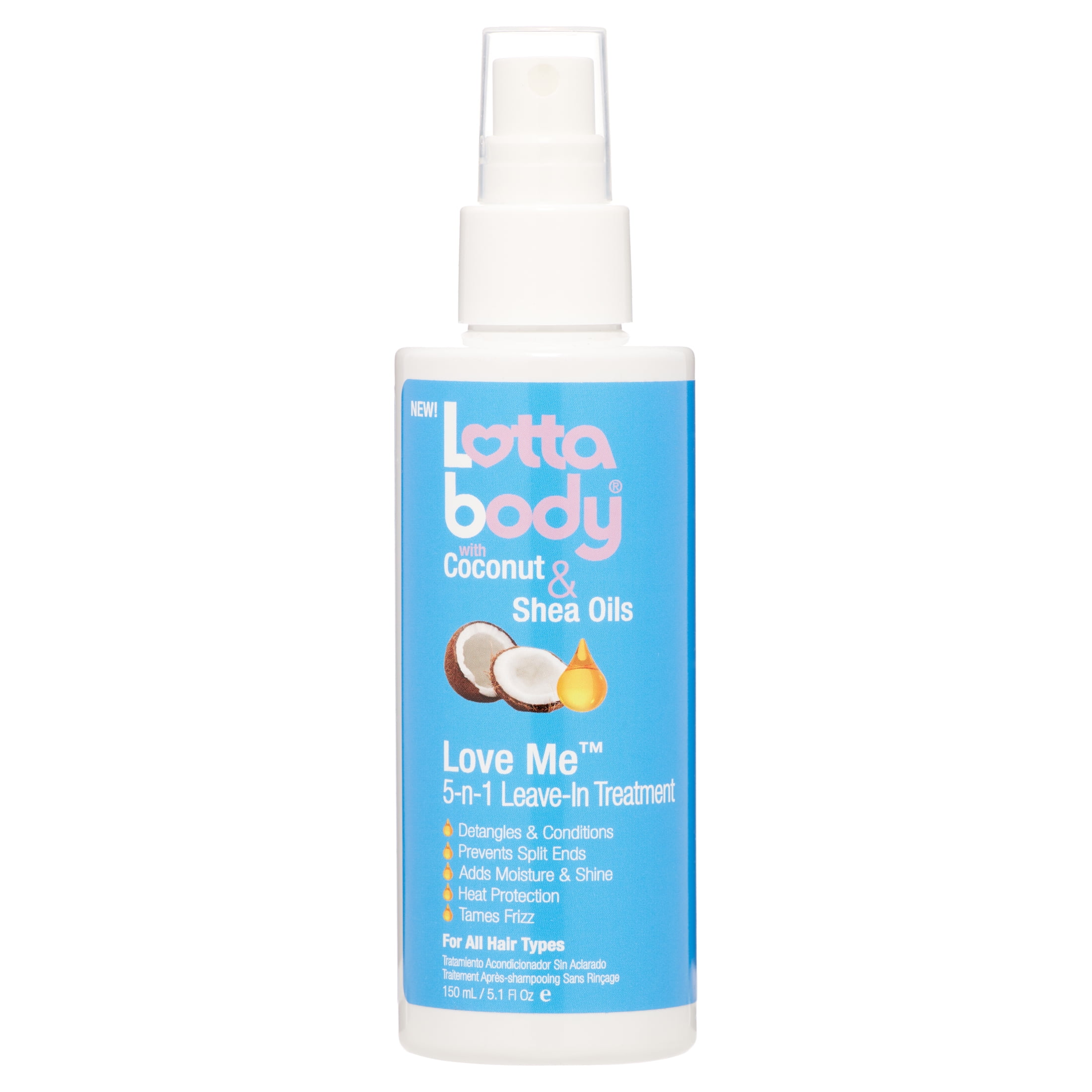 LOTTABODY Coconut & Shea Oils 5 In 1 Leave In Treatment (5.1oz)