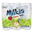 thumbnail image 1 of LOTTE Milkis Soda Beverage, Apple, 8.45 Fl Oz, Pack of 6, 1 of 3