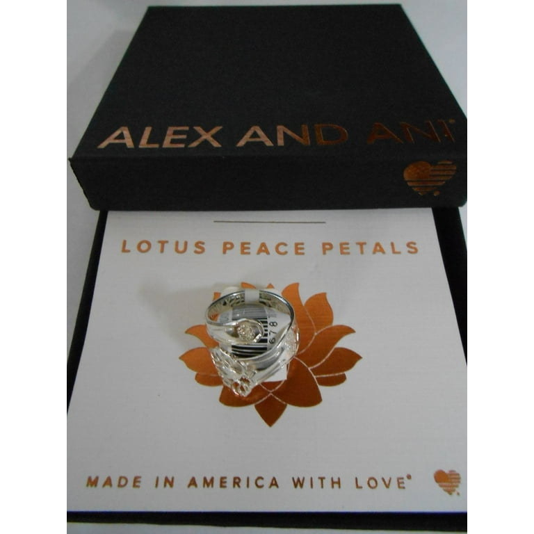 Alex and ani lotus sale spoon ring