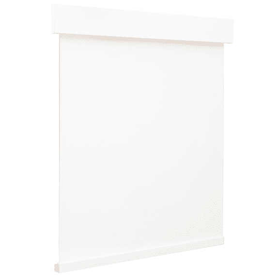 LOTUS & WINDOWARE Cordless Solar Shades for Indoor Windows, Free Stop Light Filtering Roller Shades, 1% Openess, UV Protection Fabric for Home and Office- 36" Wide x 36" Long ,White