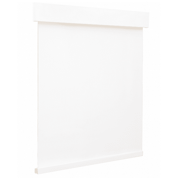 LOTUS & WINDOWARE Cordless Solar Shades for Indoor Windows, Free Stop Light Filtering Roller Shades, 1% Openess, UV Protection Fabric for Home and Office - 60" Wide x 48" Long ,White