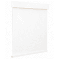 thumbnail image 1 of LOTUS & WINDOWARE Cordless Solar Shades for Indoor Windows, Free Stop Light Filtering Roller Shades, 1% Openess, UV Protection Fabric for Home and Office - 95" Wide x 48" Long ,White, 1 of 6