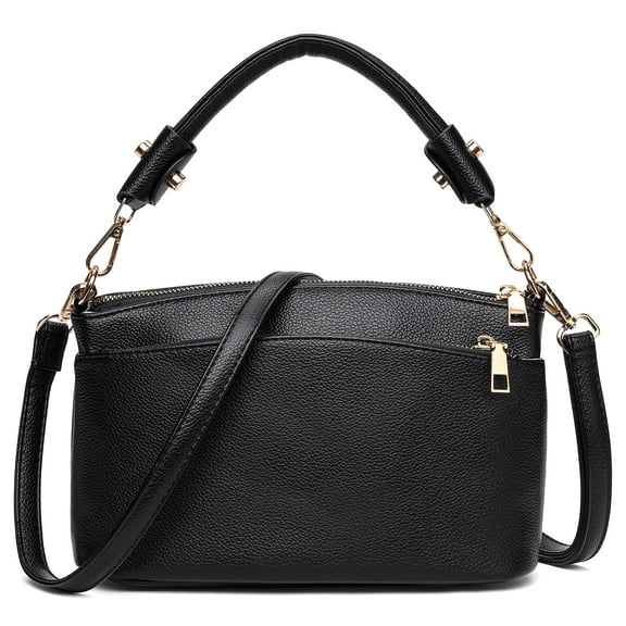 LOUEBICA Crossbody Bag for Women, Vegan Leather Top Handle Handbags Small Shoulder Purse