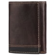 thumbnail image 1 of LOUEBICA Men's Genuine Leather Wallet Trifold Wallet RFID Blocking Minimalist Wallets for Men with ID Window, 1 of 6