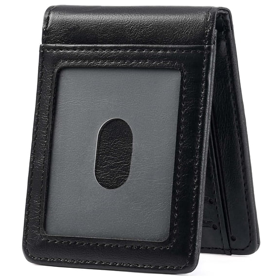 LOUEBICA Slim Men's Wallet with Money Clip RFID Blocking Card Holder Bifold Card Holder Wallet