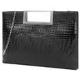 thumbnail image 1 of LOUEBICA Vegan Leather Handbag Clutch Purses for Women Formal Stylish Evening Clutch for Weddings, Proms, Cocktail, 1 of 8