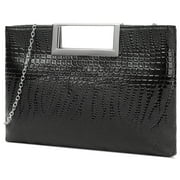 LOUEBICA Vegan Leather Handbag Clutch Purses for Women Formal Stylish Evening Clutch for Weddings, Proms, Cocktail