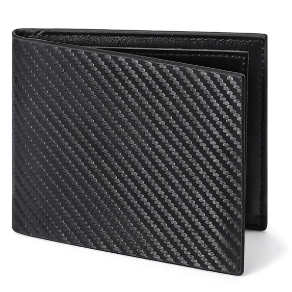 LOUEBICA Wallet for Men Leather RFID Blocking Bifold Stylish Wallet Minimalist Front Pocket Large Capacity