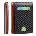 thumbnail image 1 of LOUEBICA Wallet for Men Leather Slim Bifold Card Holder RFID Blocking Minimalist Front Pockets Wallet with Money Clip, 1 of 6