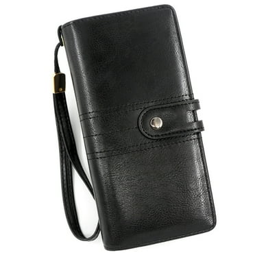 LOUEBICA Women's Wallet Large Capacity RFID Blocking Leather Wristlet Clutch Credit Card Holder Wallets for Women