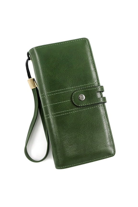 Women's Wallet Large Capacity RFID Blocking Leather Wristlet Clutch Credit Card Holder Wallets for Women