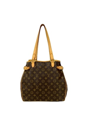 Pre-Owned LOUIS VUITTON Batignolles Vertical Monogram Leather Tote Bag Semi Shoulder... (Good)