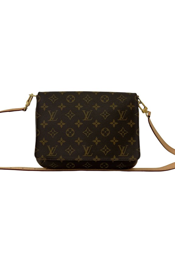 Pre-Owned LOUIS VUITTON Louis Vuitton Monogram Logo Pattern Leather Mini Shoulder Bag Sacoche...