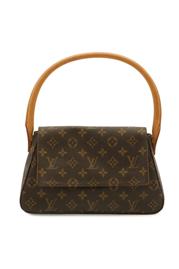 Pre-Owned LOUIS VUITTON Louis Vuitton Monogram Mini Looping Shoulder Bag Handbag M51147