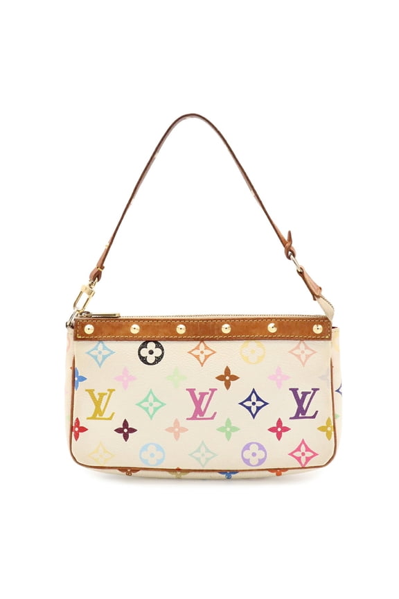 Pre-Owned LOUIS VUITTON Louis Vuitton Monogram Multicolor Pochette Accessoires Handbag Pouch -...