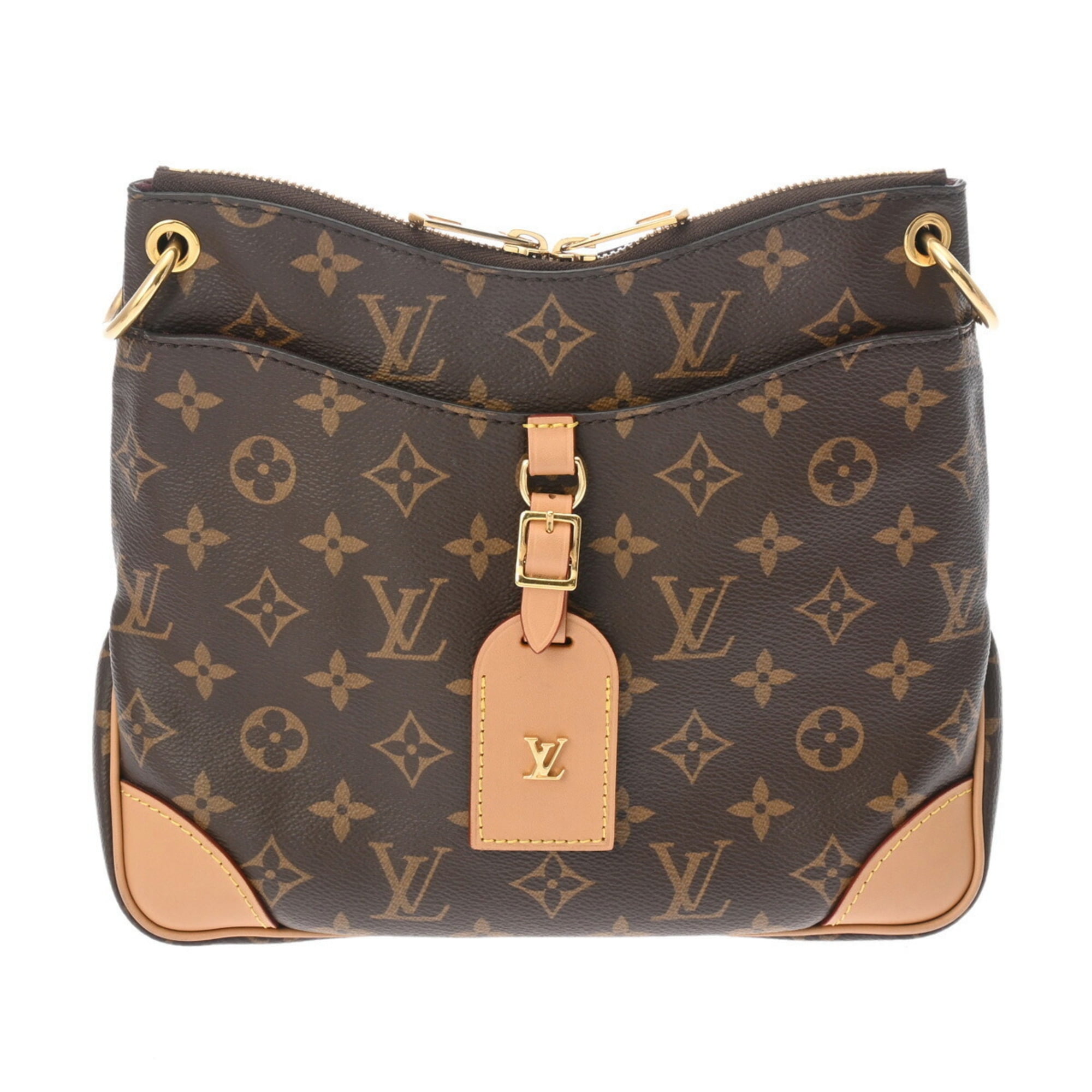 LOUIS VUITTON LV ルイ・ヴィトン オデオンNM PM ショルダーバッグ モノグラム ノワール 定価￥281600-  2148103544231【200】