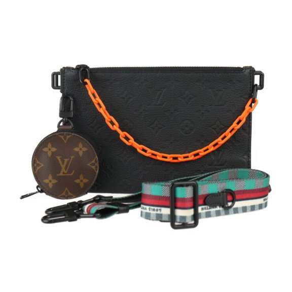 Pre-Owned LOUIS VUITTON Louis Vuitton Trio Pouch NM Shoulder Bag M59681 Monogram Canvas...