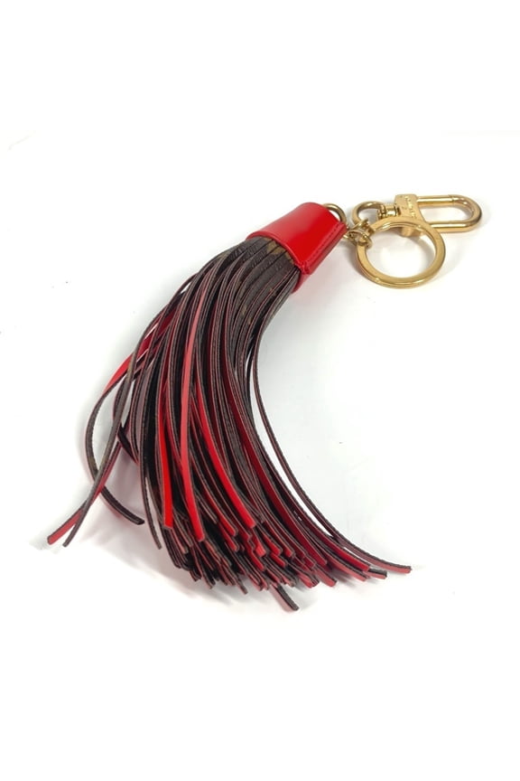 Pre-Owned Pre-Owned LOUIS VUITTON M78616 Monogram Tassel Bag Charm Fringe Keychain Canvas Women's Brown