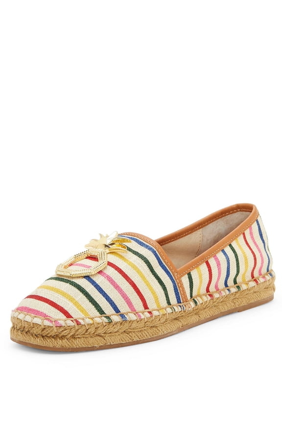 ADIGE vintage jute-wrapped sole skimmer Espadrille flat-RAINBOW (RAINBOW, 5)