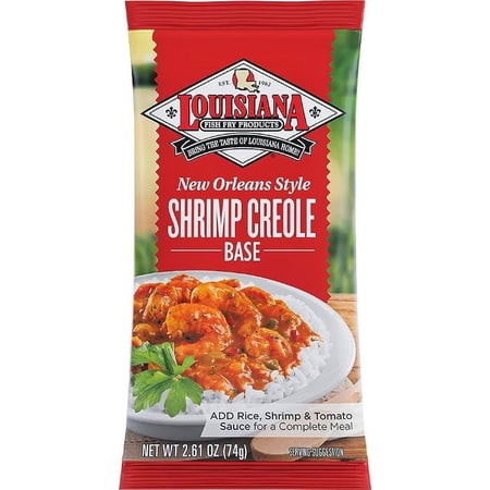 LOUISIANA FISH FRY MIX SHRIMP CREOLE 2.61 OZ - Pack of 24