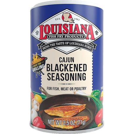 LOUISIANA FISH FRY SSNNG BLACKND FISH 2.5 OZ - Pack of 12
