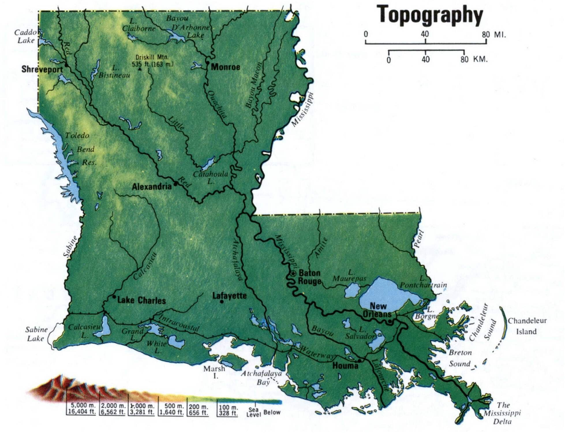 Montana Topography Map Glossy Poster - LOUISIANA TOPOGRAPHY MAP GLOSSY POSTER PICTURE PHOTO PRINT BANNER CONVERSATIONPRINTS 3feb80f9 C417 4a18 97c4 4d772fe31282.27b82c78356432320e8c8024d8c3bb7a