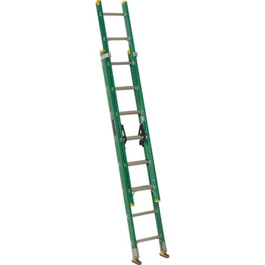 LOUISVILLE FE0616 Extension Ladder, Fiberglass, 16 ft. , Type II - Walmart.com