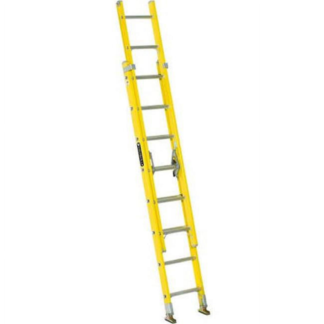LOUISVILLE FE1716 Extension Ladder, Fiberglass, 16 ft. , Type I