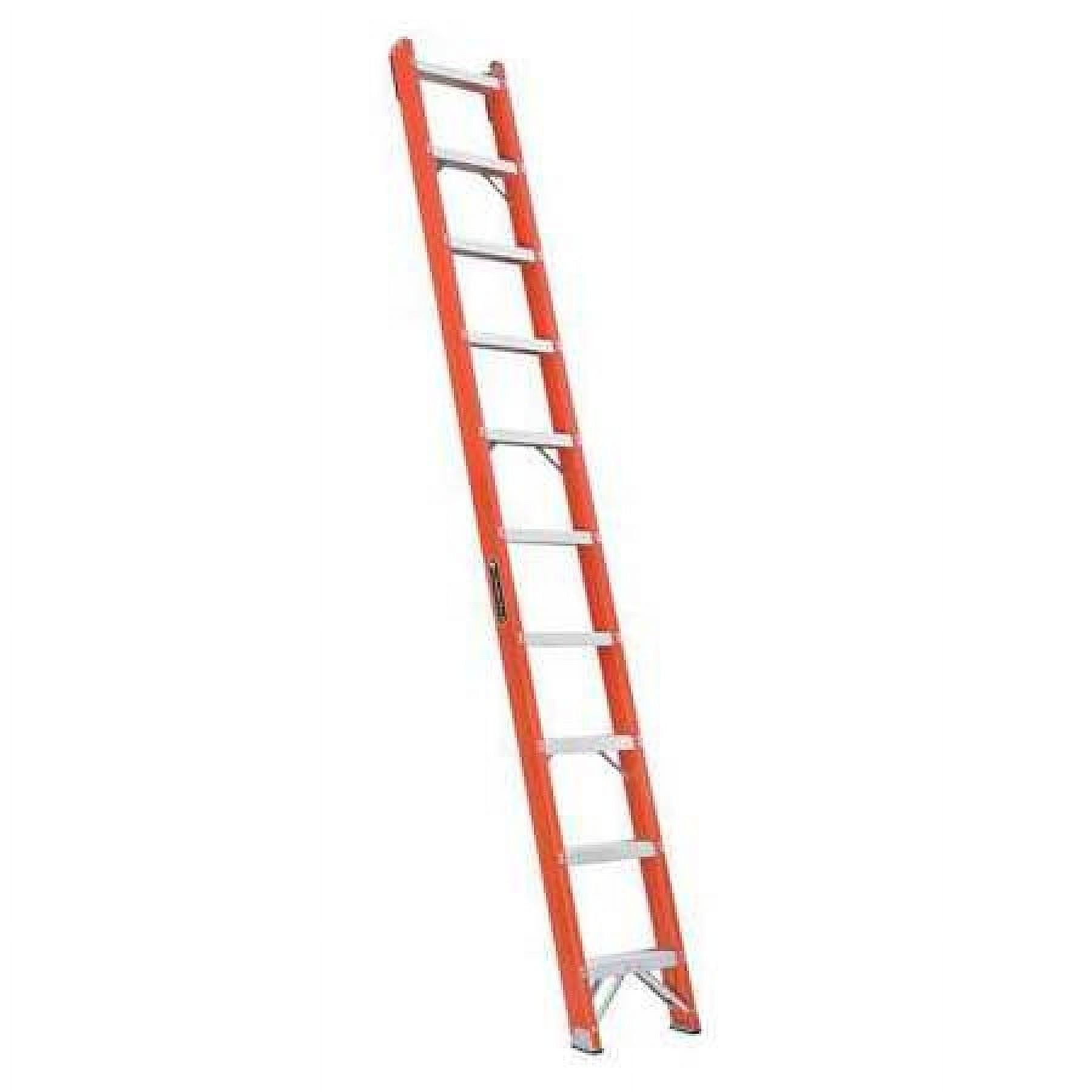 LOUISVILLE FH1010 Straight Ladder, 10ft. , Fiberglass, Natural