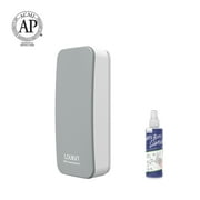 LOUKIN Magnetic Dry Erase Eraser, Whiteboard EraserGray, Free 3.4 oz Whiteboard Cleaner Included