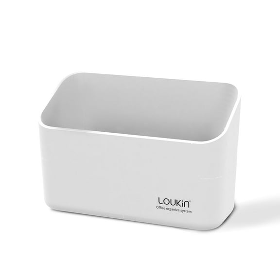 LOUKIN Magnetic Marker Holder, Dry Erase Marker Holder, ABS material (White)