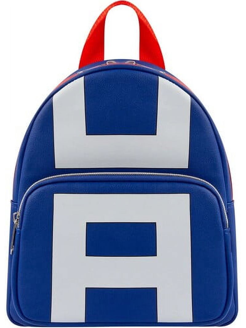 Brand New Loungefly Funko with tags My Hero Academia  Backpack- blue white ora MHA UA High mini backpack by Loungefly – Tall Man Toys & Comics main image 2