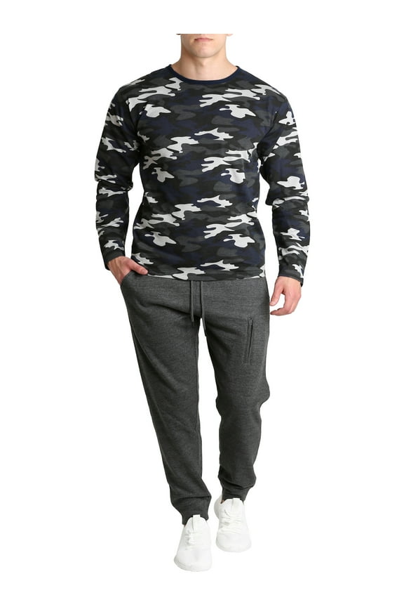 LOUNGEHERO, Adult Mens, Camo 2-Piece Pamajas Sleepwear Sets, Sizes S-XL